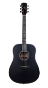 ARROW SILVER D BLK CZARNA GITARA AKUSTYCZNA + GRATIS TUNER i KOSTKI!