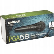 Mikrofon dynamiczny wokalowy Shure PGA58-XLR-E