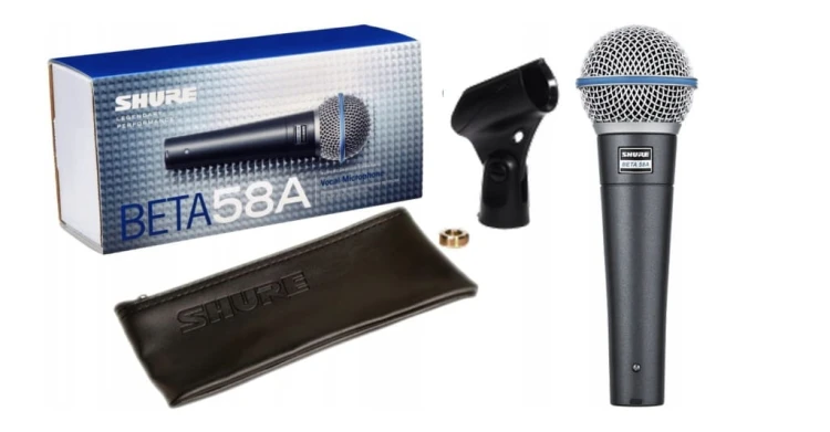 Shure BETA 58A mikrofon dynamiczny, kardioidalny, wokalowy
