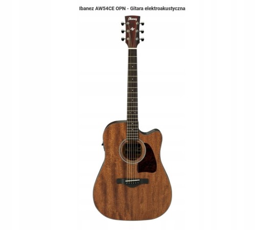 Ibanez AW54CE-OPN gitara elektroakustyczna + Gratis kostki!
