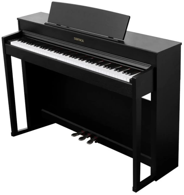 SAMICK DP-500 BK Pianino cyfrowe z aranżerem + ława drewniana + słuchawki!