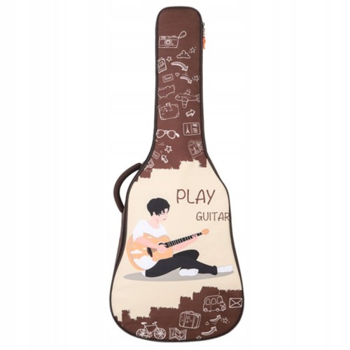 Pokrowiec na gitarę akustyczną Hard Bag B-1913-41Coffe Wodoodporny