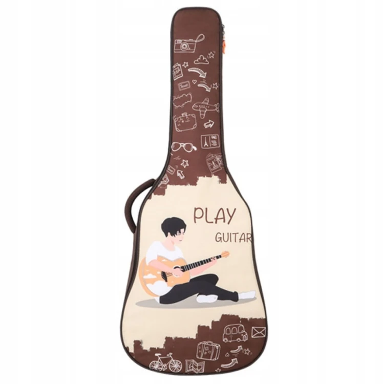 Pokrowiec na gitarę akustyczną Hard Bag B-1913-41Coffe Wodoodporny