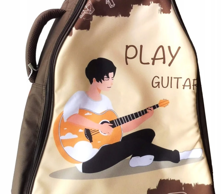 Pokrowiec na gitarę akustyczną Hard Bag B-1913-41Coffe Wodoodporny