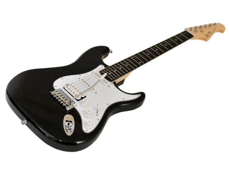 Gitara elektryczna Ever play ST-2 3/4 BK/WH + GRATIS TUNER i KOSTKI!