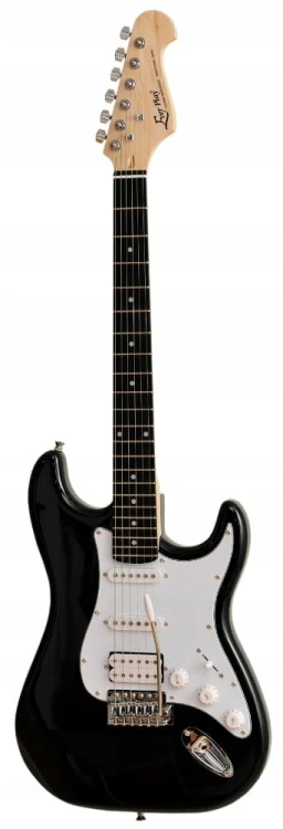 Gitara elektryczna Ever play ST-2 3/4 BK/WH + GRATIS TUNER i KOSTKI!
