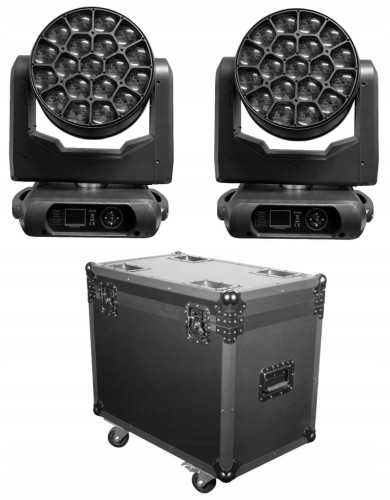 ZESTAW 2 Ruchome głowy Flash-Butrym WashFX 300 + CASE