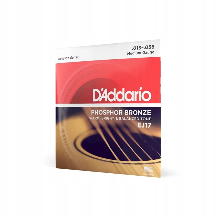 Struny gitarowe D'Addario EJ17 Phosphor Bronze