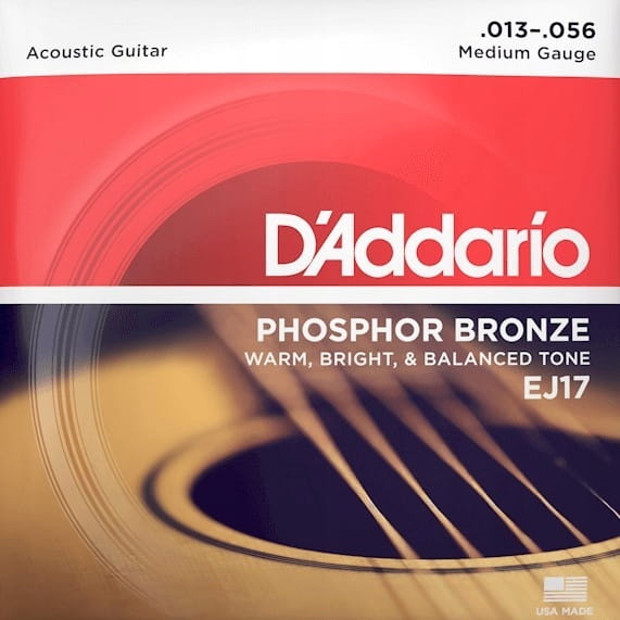 Struny gitarowe D'Addario EJ17 Phosphor Bronze