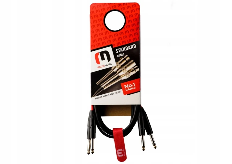 Kabel jack 6,3 mm - jack 6,3 mm Red's music AU 1330 BX 3 m