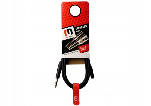 Kabel gniazdo jack 3,5 mm - jack 6,3 mm Red's music AU2215 BX 1,5 m