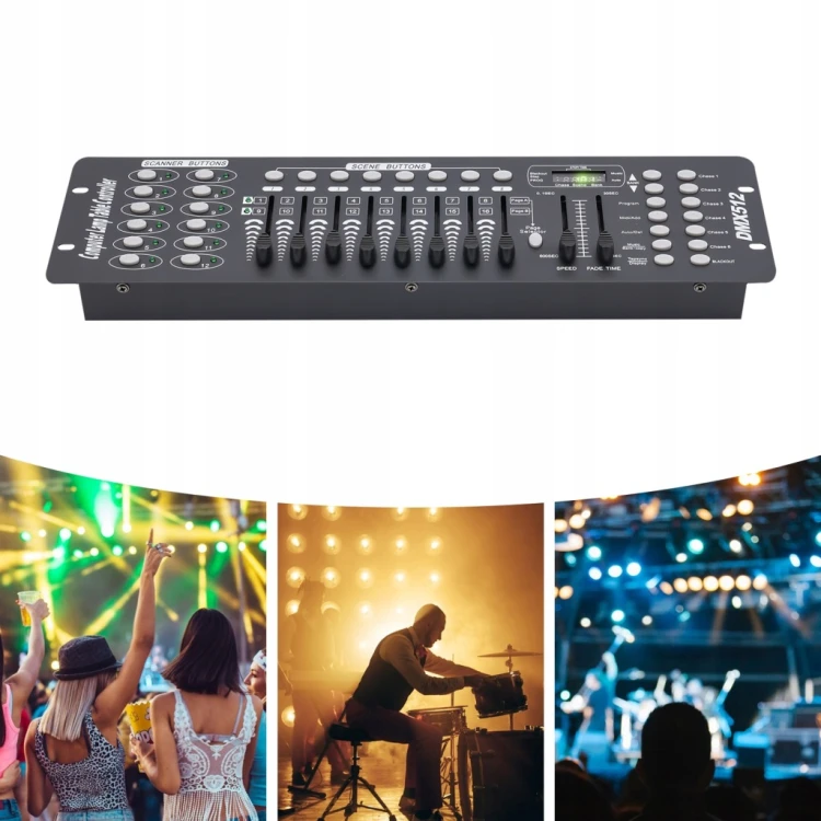 Sterownik suwakowy LIGHT4ME DMX 192 MKII