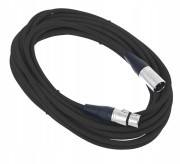 Kabel XLR - XLR mikrofonowy The Sssnake SM10BK 10 m