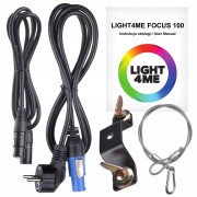 GŁOWICA RUCHOMA LED REFLEKTOR SCENICZNY LIGHT4ME FOCUS 100 SPOT PRYZMA