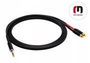 Kabel RCA - jack 6,3 mm Red's music AU1130 3 m