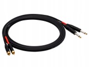 Przewód RCA - jack 6,3 mm Red's music RM-AU1415BX 1,5 m