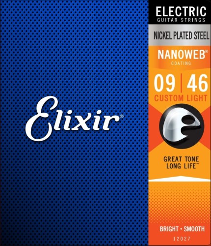 Struny Elixir Nanoweb 9-46 do gitary elektrycznej 12027