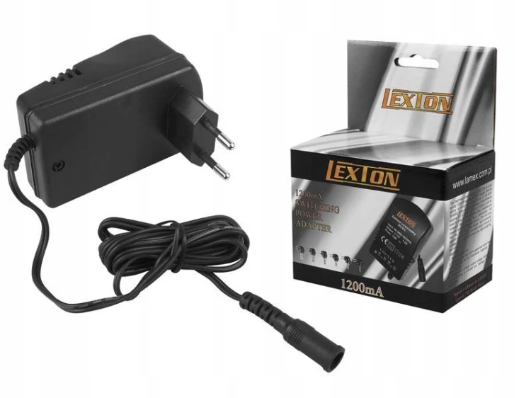 Zasilacz impulsowy Lexton 3 V - 12 V 1200 mA