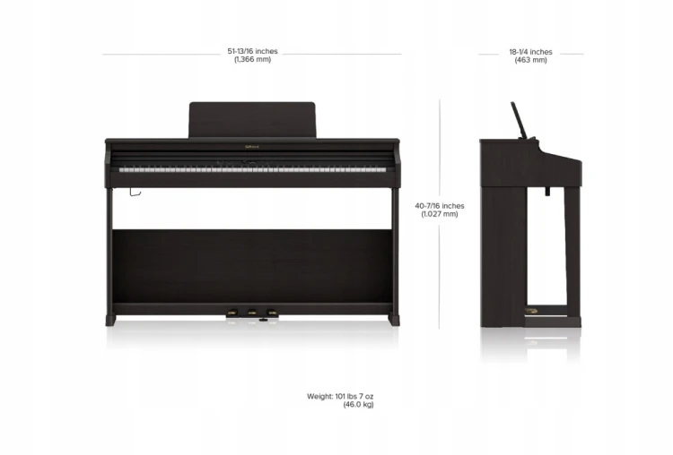 Pianino cyfrowe Roland RP701 CB
