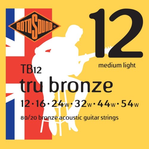 Struny do gitary akustycznej ROTOSOUND TB12