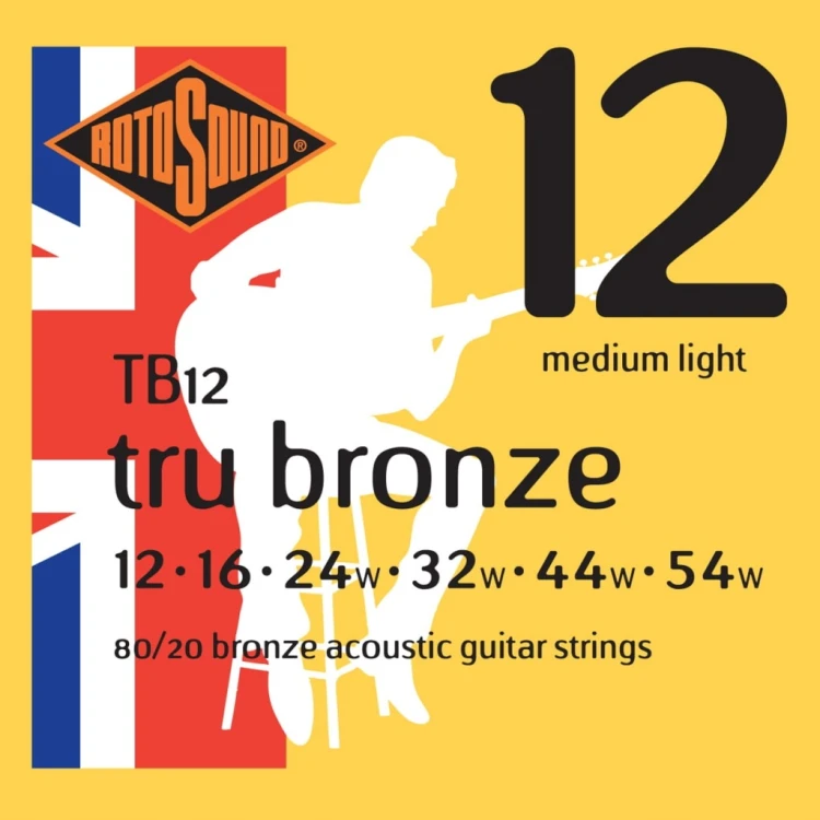 Struny do gitary akustycznej ROTOSOUND TB12