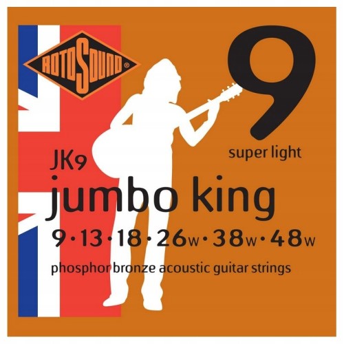 Struny do gitary akustycznej Rotosound JK9 9-48