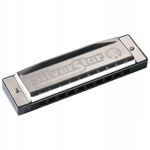HOHNER SILVER STAR A-DUR HARMONIJKA USTNA