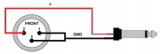 Kabel XLR - jack 6,3 mm Red's Music MC1270 7m