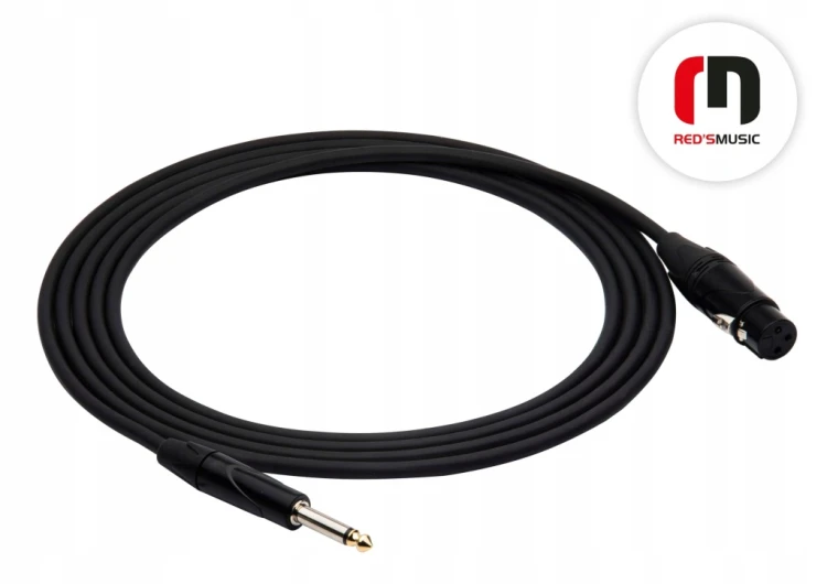 Kabel XLR - jack 6,3 mm Red's Music MC1270 7m