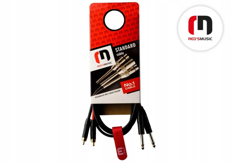 Kabel RCA - jack 6,3 mm Red's Music AU1450BX 5m
