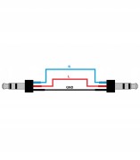 Kabel jack 3,5 mm - jack 3,5 mm Red's Music AU1950BX 5,0 m