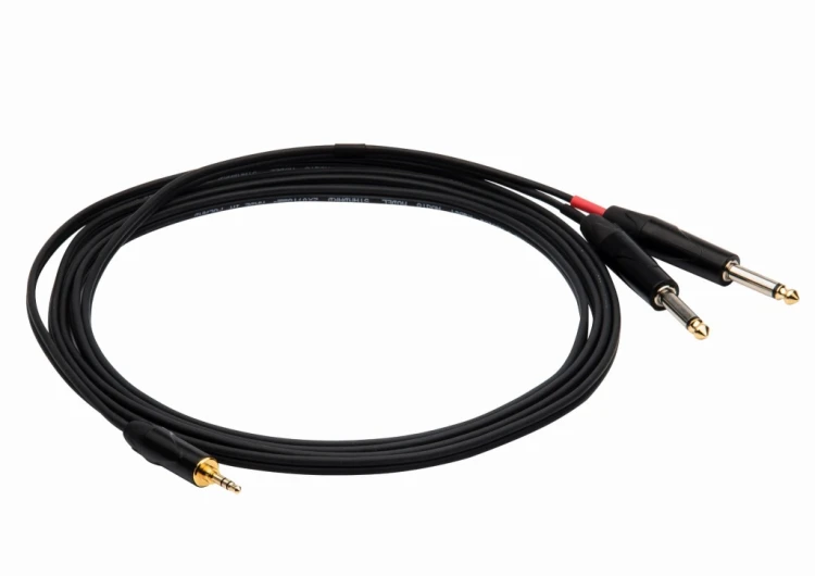 Kabel jack 3,5 mm - jack 6,3 mm Red's Music AU1715BX 1,5 m