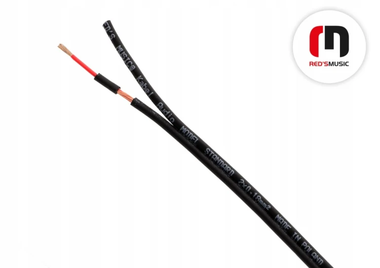 Kabel jack 3,5 mm - 2X jack 6,3 mm Red's Music AU1730BX 3 m
