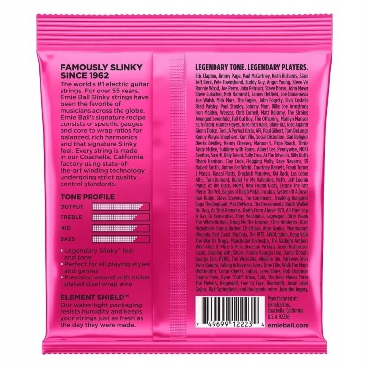 Ernie Ball 2223 Struny do gitary elektrycznej 9-42
