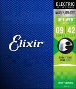 STRUNY DO GITARY ELEKTRYCZNEJ ELIXIR Optiweb 19002 9-42