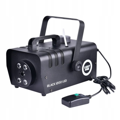 Wytwornica dymu Light4Me BLACK 1200 LED 1 l 1200 W