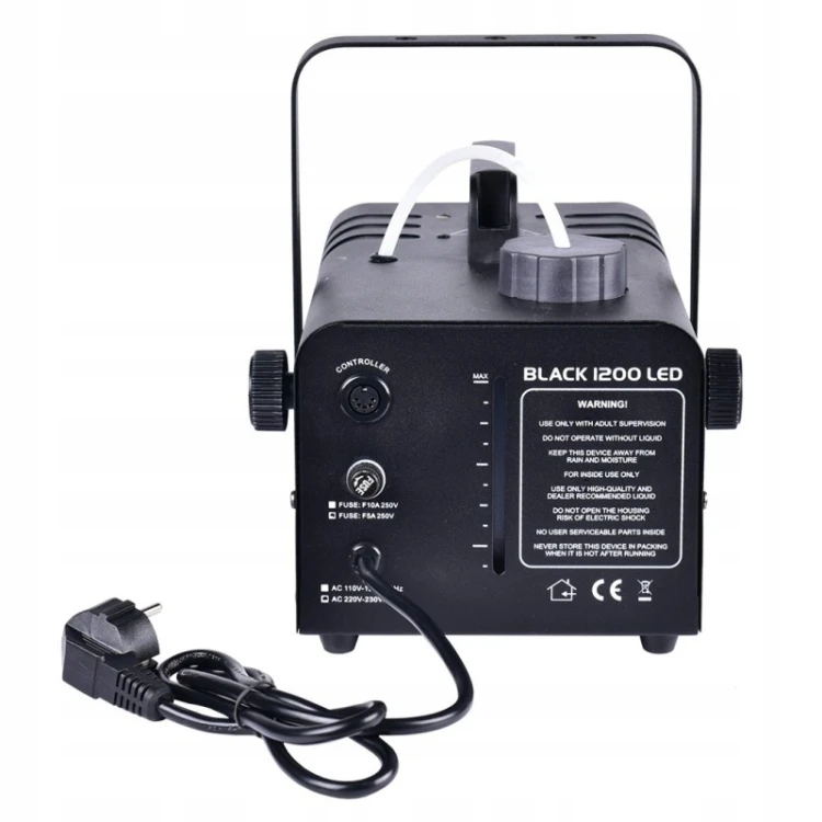 Wytwornica dymu Light4Me BLACK 1200 LED 1 l 1200 W