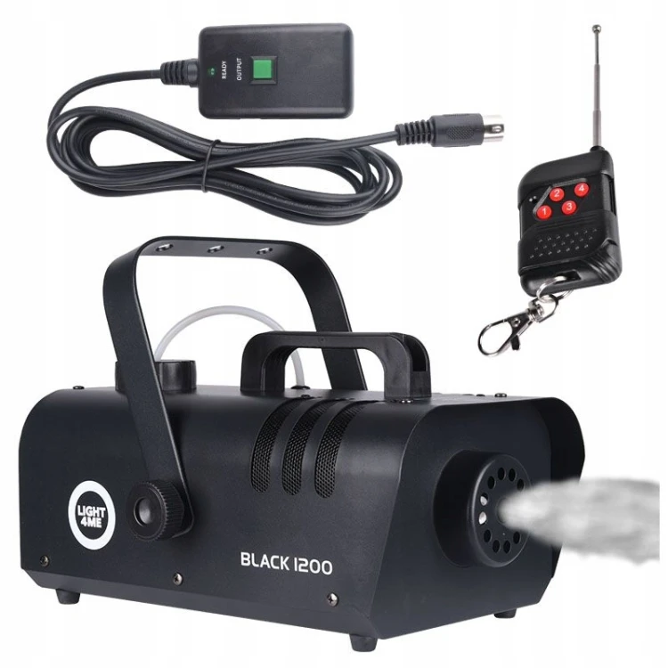 Wytwornica dymu Light4Me BLACK 1200 LED 1 l 1200 W
