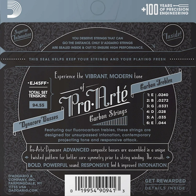 Struny do gitary klasycznej D'Addario EJ45FF