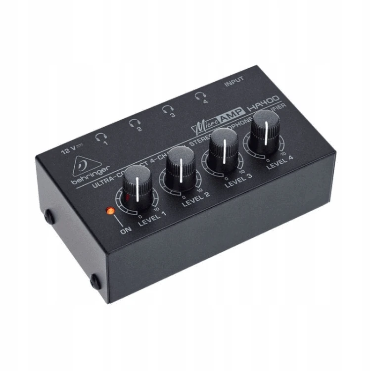 4-kanałowy wzmacniacz słuchawkowy Behringer PRO HA400