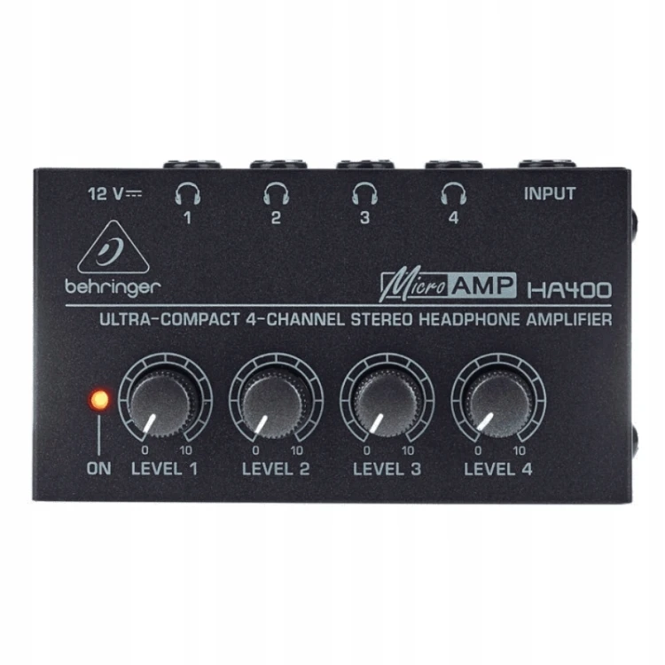 4-kanałowy wzmacniacz słuchawkowy Behringer PRO HA400