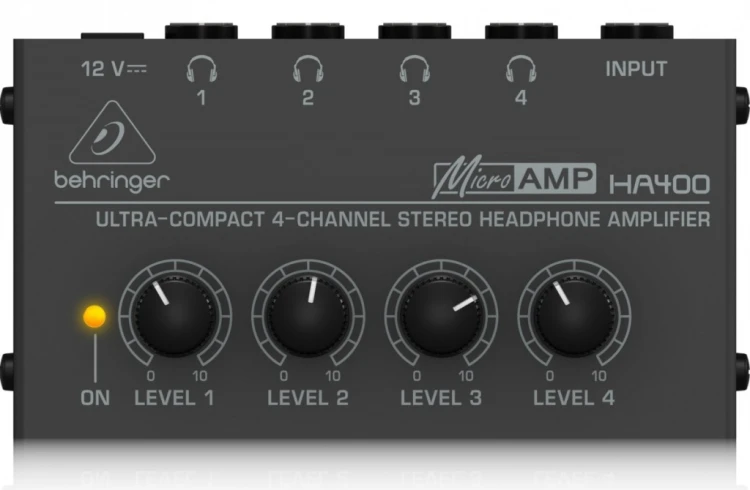 4-kanałowy wzmacniacz słuchawkowy Behringer PRO HA400