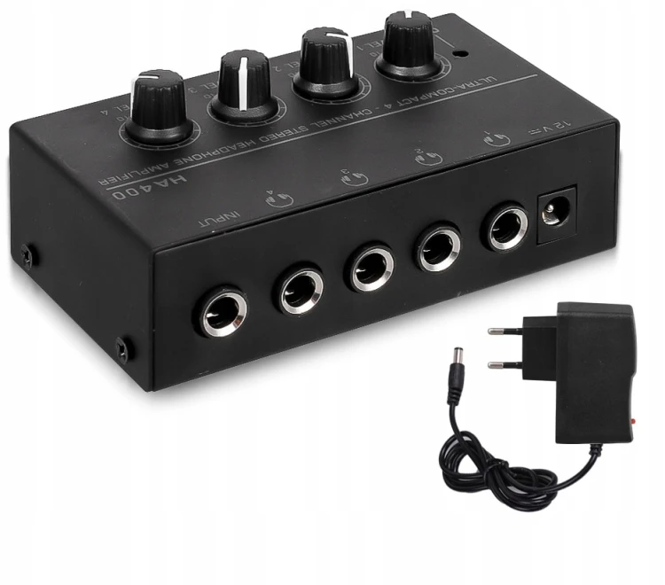 4-kanałowy wzmacniacz słuchawkowy Behringer PRO HA400