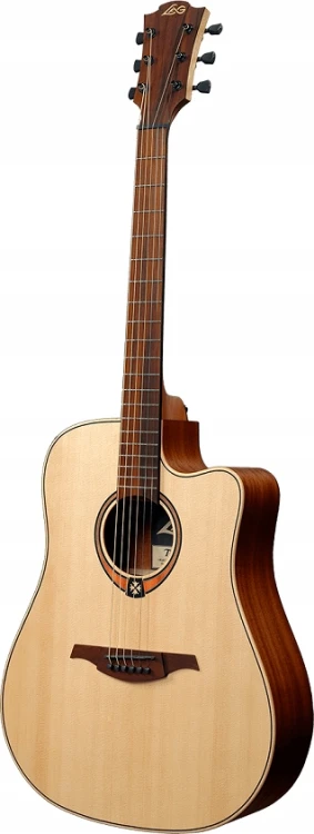 Gitara akustyczna LAG GLA T 70 Dreadnought + Gratis tuner i kostki!