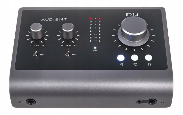 Interfejs audio Audient ID14 MKII USB czarny