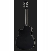 Gitara rezonansowa z przetwornikiem Harley Benton N-150CE Black+Pokrowiec!
