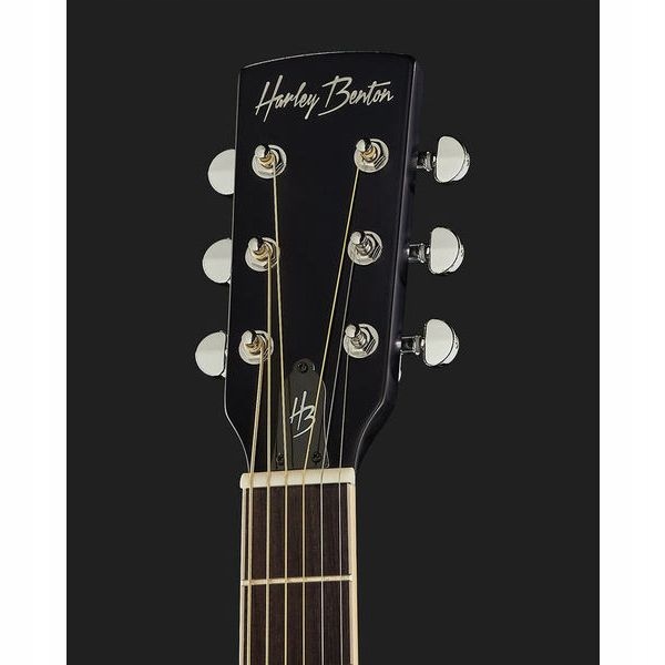 Gitara rezonansowa z przetwornikiem Harley Benton N-150CE Black+Pokrowiec!