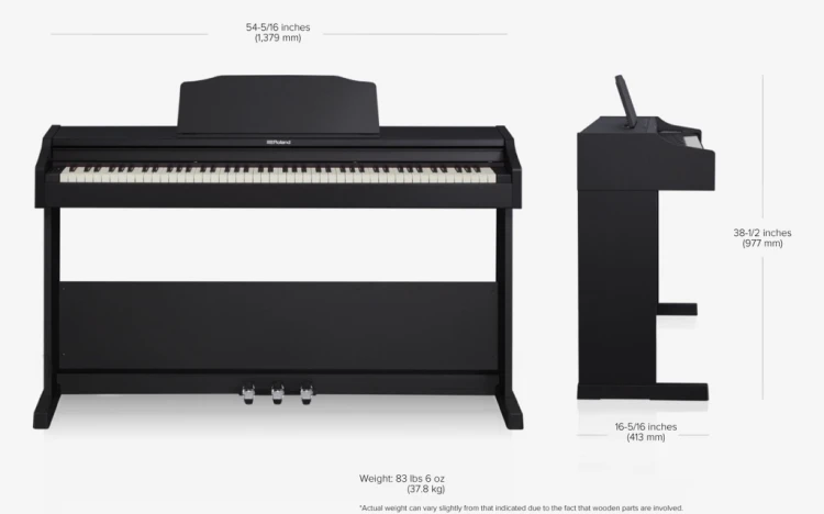 Pianino cyfrowe Roland RP-102-BK