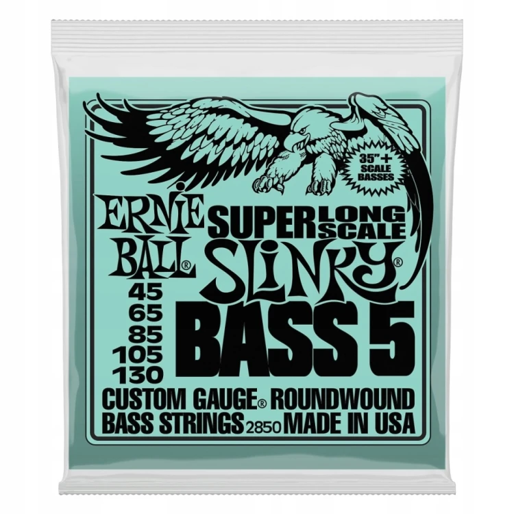 Struny Ernie Ball 2850 Bass Slinky (45-130) 5str
