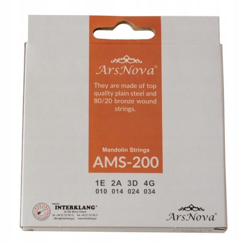 STRUNY DO MANDOLINY AMS-200